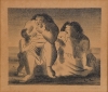 PORTINARI, CANDIDO (1903-1962) - "Mulheres (Maternidade)", gravura em metal. 13 X 15. Assinado no C.I.D. (1939). Acompanha Atestado de Autenticidade (nº 0538-A) emitido pelo "Projeto Portinari". Reproduzido com foto no catálogo.