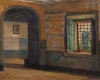 EMIDIO MAGALHÃES (1905-1990) - "Claustro de Convento em Salvador - BA ", óleo s/tela, 38 X 50. Assinado no c.i.e. Reproduzido com foto no catálogo.