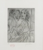 PORTINARI, CÂNDIDO (1903 - 1962). "Mulheres com criança no colo", gravura (tiragem póstuma), 36 X 32. Assinado no c.i.e. Autenticado e registrado no "Projeto Portinari". Reproduzido com foto no catálogo.
