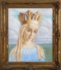 ISMAILOVITCH, DIMITRI (1892 - 1976). "A Princesa", óleo s/ tela, 55 X 46. Assinado e datado (1968) no c.i.d. Reproduzido com foto no catálogo.