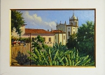 FELISBERTO RANZINI (1881-1976). "Igreja da Glória do Outeiro - Rio", óleo s/ madeira, 25 X 39. Assinado no c.i.d. e no verso. Reproduzido com foto no catálogo.