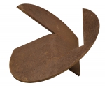 SEM ASSINATURA (BRASIL, SÉC. XX). "Corte e Dobra", escultura em ferro. Medida: 60 X 60.