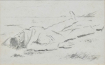 SANTA ROSA, TOMAS (1909-1956). "O Repouso", aquarela, 31 x 50. Assinado e datado (1945) no c.i.d.