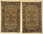 Par de tapetes Kirman florais (circa 1920), medindo: 1,50 X 0,90 = 1,35m². Pertenceu à famosa coleção "Nelson Muniz".