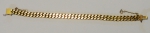 Antiga pulseira em ouro 18k. Peso: 32,5g.