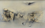 SATYRO MARQUES (1935). "Cavaleiros do Apocalipse", óleo s/ tela, 28 x 41. Assinado (1978) no c.i.d.