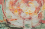 BIANCO, ENRICO (1918-2013). "Vaso com Flores", óleo s/ eucatex, 46 X 68. Assinado e datado (1968) no c.i.d.
