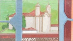 IVAN MARQUETTI (1941-2004). "Igreja de São Francisco de Assis em Ouro Preto - MG", óleo s/ tela, 40 x 70. Assinado e datado (1983) no c.i.e. e no verso. Reproduzido com foto no catálogo.