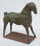 AGOSTINELLI, MARIO (1915-2000) . "Cavalo", escultura em bronze patinado. Alt.: 26cm. Assinada.