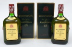 Dois Whiskies escoceses da marca "Buchanan's De Luxe" (12 anos). Embalagens de 1 L.