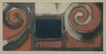 ANNA LETICIA (1929). "Sem Título", serigrafia, 33 X 63. Assinado no c.i.d.