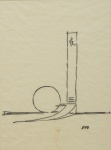 OSCAR NIEMEYER (1907-2012). "Estudo para Projeto", caneta hidrográfica, 45 x 33. Assinado com monograma no c.i.d. Reproduzido com foto no catálogo.