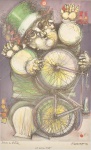 RAPOPORT, ALEXANDRE (1929). "O Ciclista", prova do artista, 47 X 28. Assinado e datado (1996) no c.i.d.