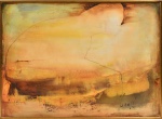 CARLOS ARAÚJO (1950). "Figura 2930", óleo s/ madeira, 80 X 110. Assinado no c.i.d. Apresenta no verso cachet da famosa "Dan Galeria".