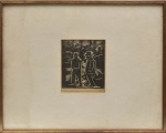 GOELDI, OSWALDO (1895-1961). "Sombras da Noite", xilogravura, 16 X 14. Assinado no c.i.d.