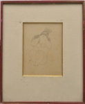 DACOSTA, MILTON (1915-1988). "Vênus", desenho a caneta esferográfica, 29 X 21. Assinado e datado (1963) no meio inferior.
