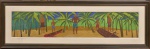 DJANIRA DA MOTTA E SILVA (1914-1979). "Friso do Maranhão", guache, 26 X 126. Assinado no c.i