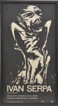 IVAN SERPA (1923-1973). Raro cartaz da exposição realizada pelo artista no MAM - RJ em 25 de março a 25 de abril de 1965, comemorativa ao "4º Centenário da Cidade do Rio de Janeiro", 66 X 35.