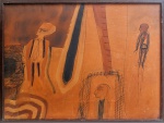 CARLOS VERGARA (1941). "Sem título", nanquim e aquarela sobre papel, 55 x 75. Assinado e dat